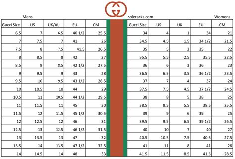 gucci men's shoes size chart|Gucci size conversion chart.